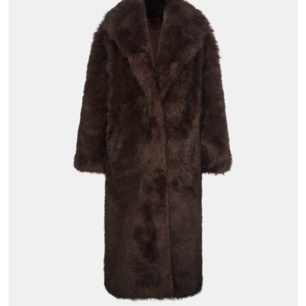 WeWoreWhat Dark Brown Teddy Jacket